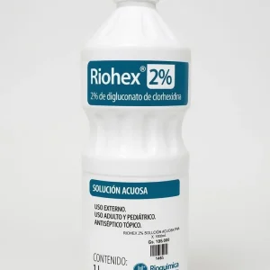 Jabón liquido anti-septico SOLUCIÓN ACUOSA RIOHEX 2%