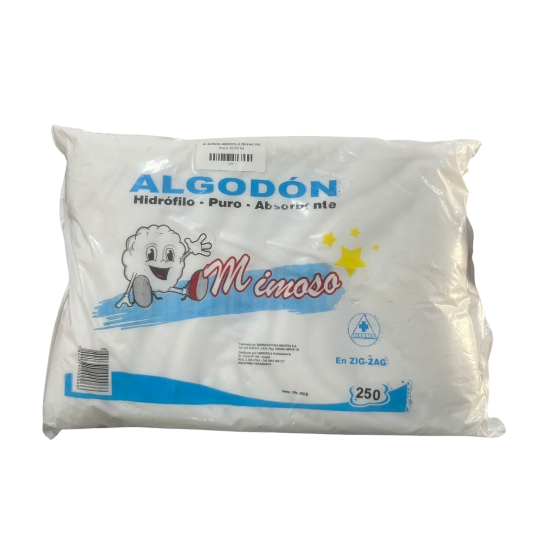 Algodón hidrófilo zigzag