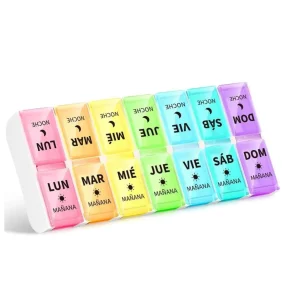 Pastillero semanal desmontable