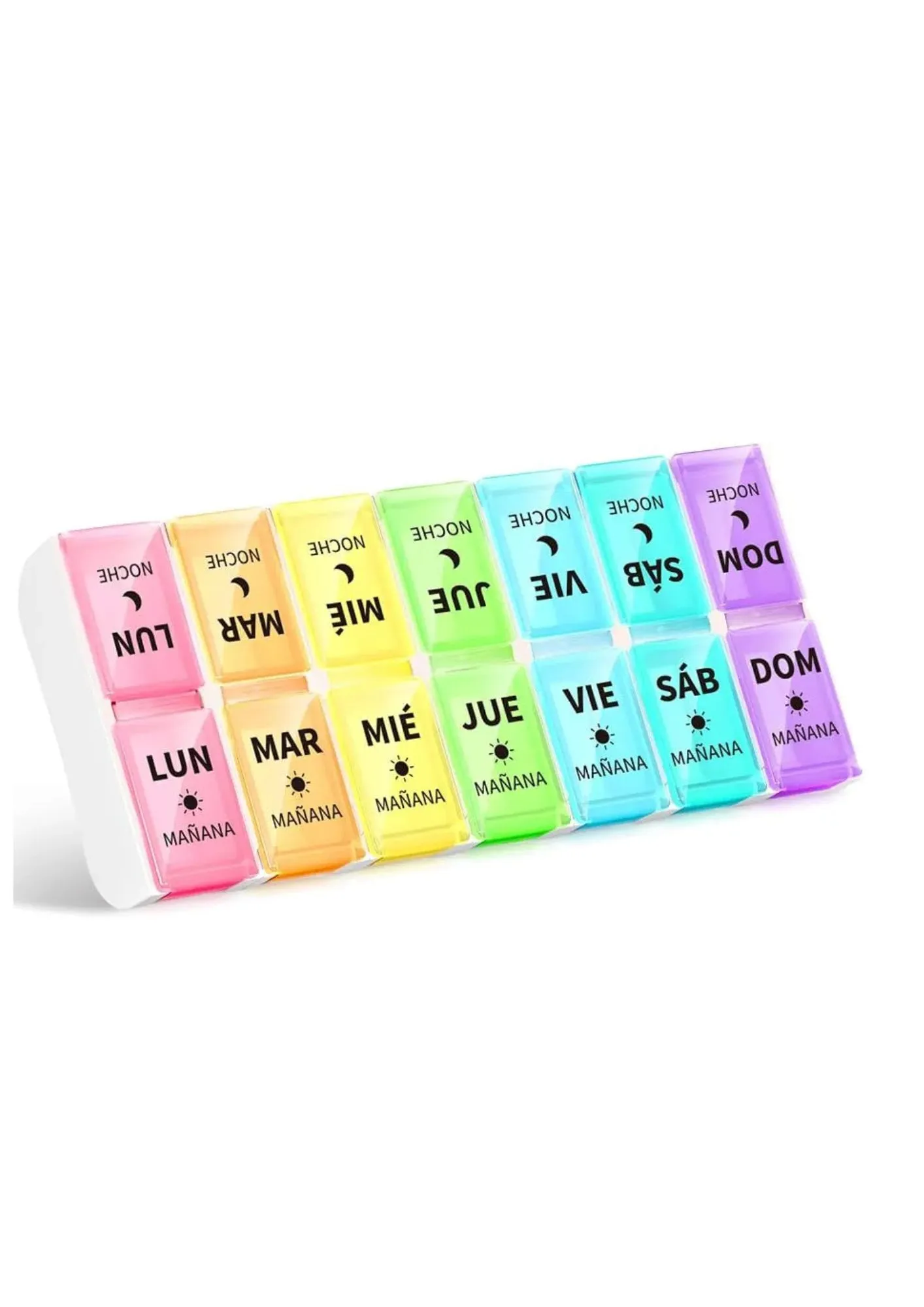 Pastillero semanal desmontable